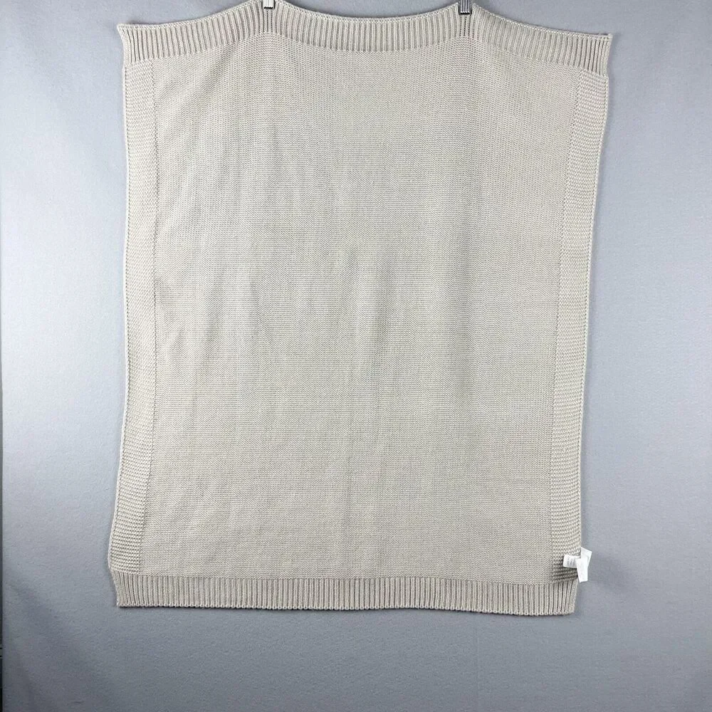 Pottery Barn Emily & Meritt Liquid Gold Baby Blanket 30x37 Metallic‎